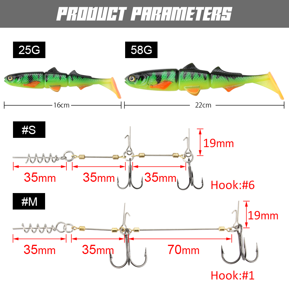 Sistema de anzuelo Spinpoler P - Fishing Lure Spinnerbait reseña y precio