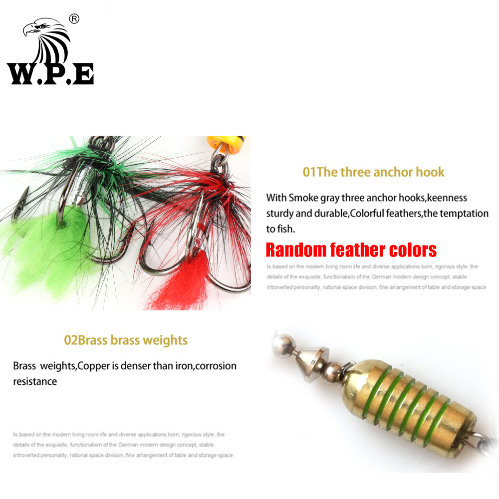 W.P.E-señuelo giratorio KOMODO - Fishing Lure Spinnerbait reseña y precio