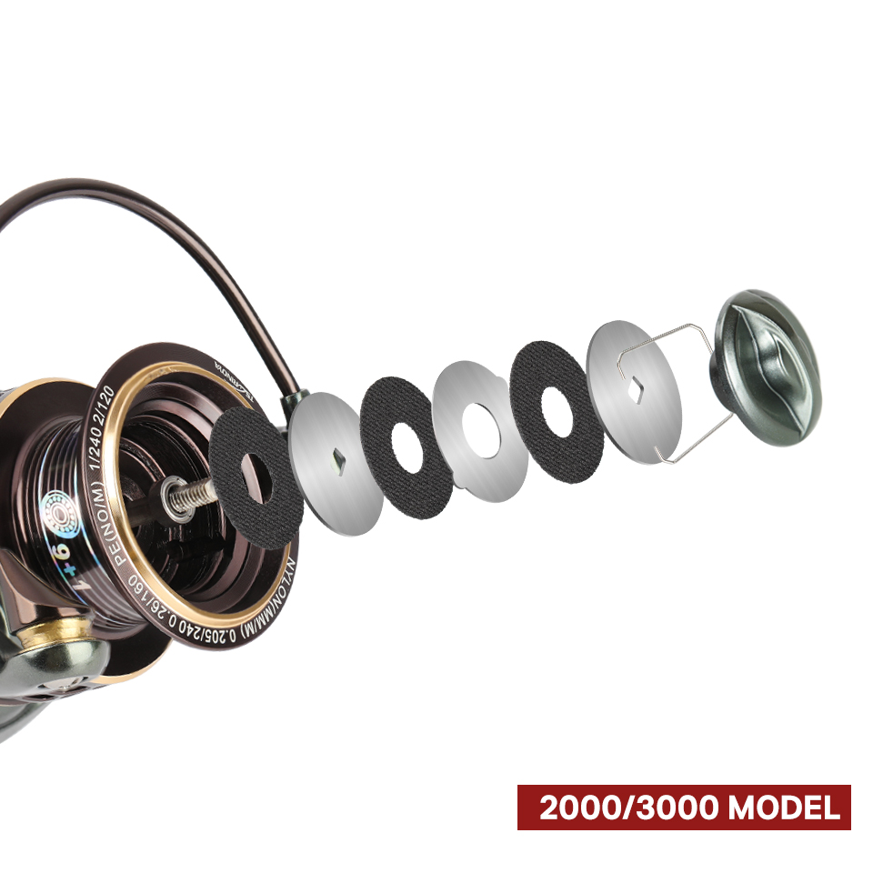TSURINOYA-Carrete de Pesca Gir - Kastking Reel Zephyr reseña y precio