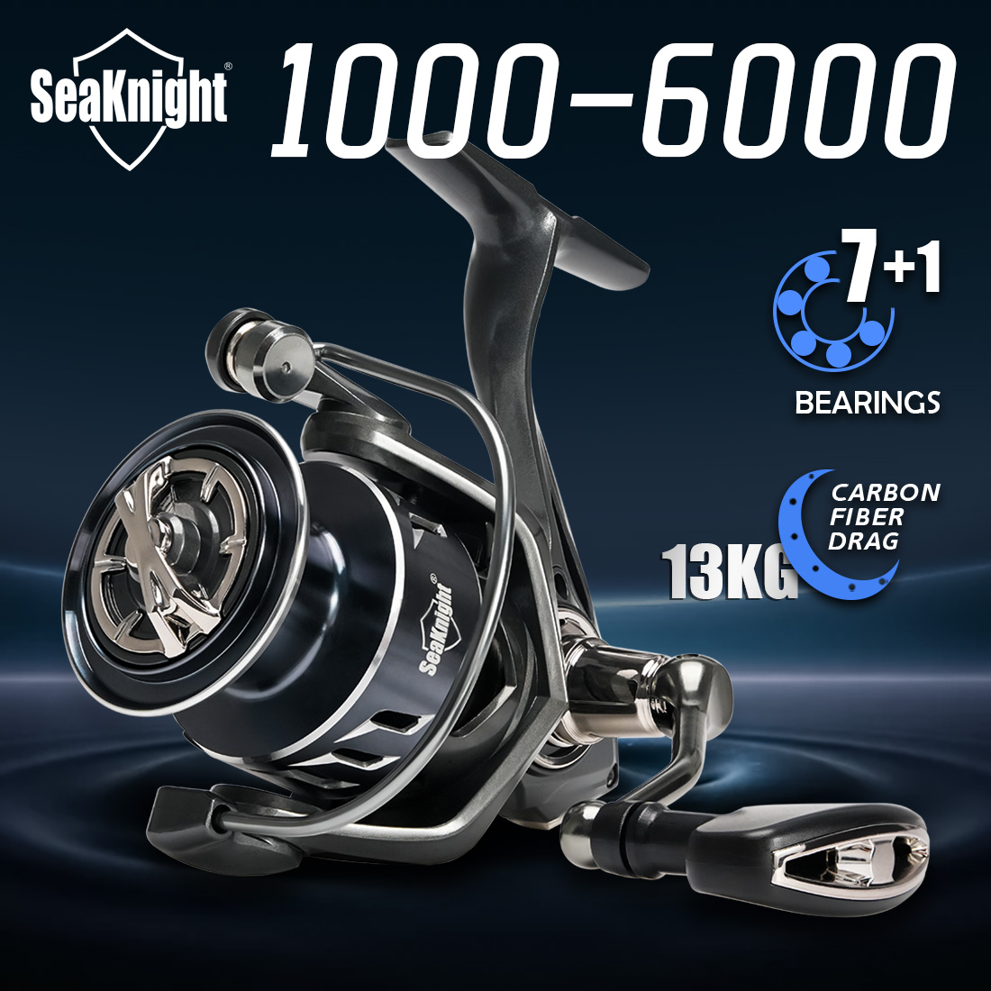 SeaKnight marca SANGE Series 1 - Kastking Reel Zephyr reseña y precio