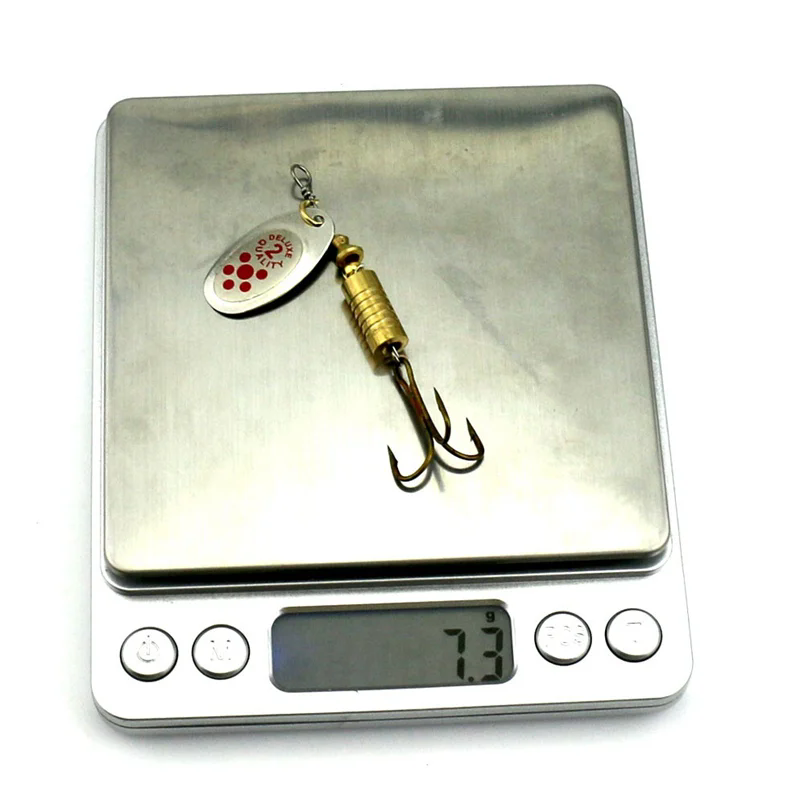 1 Uds. Cebo giratorio chapado  - Fishing Lure Spinnerbait reseña y precio