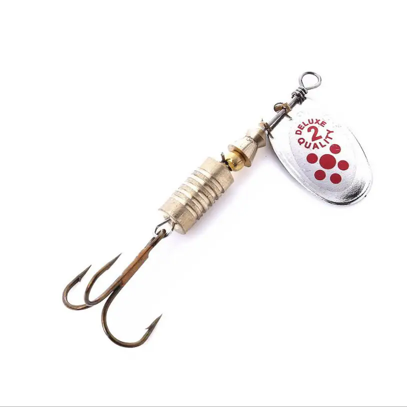 1 Uds. Cebo giratorio chapado  - Fishing Lure Spinnerbait reseña y precio