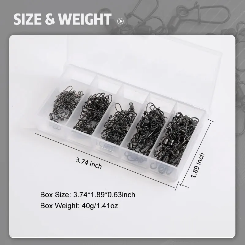 50 unids/caja Pin conector de  - Fishing Lure Accessories reseña y precio