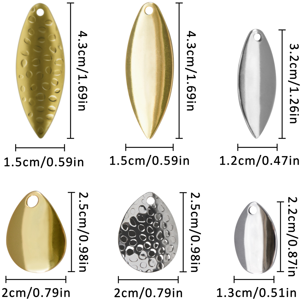 50 Uds señuelo de pesca Spinne - Fishing Lure Buzzbait reseña y precio
