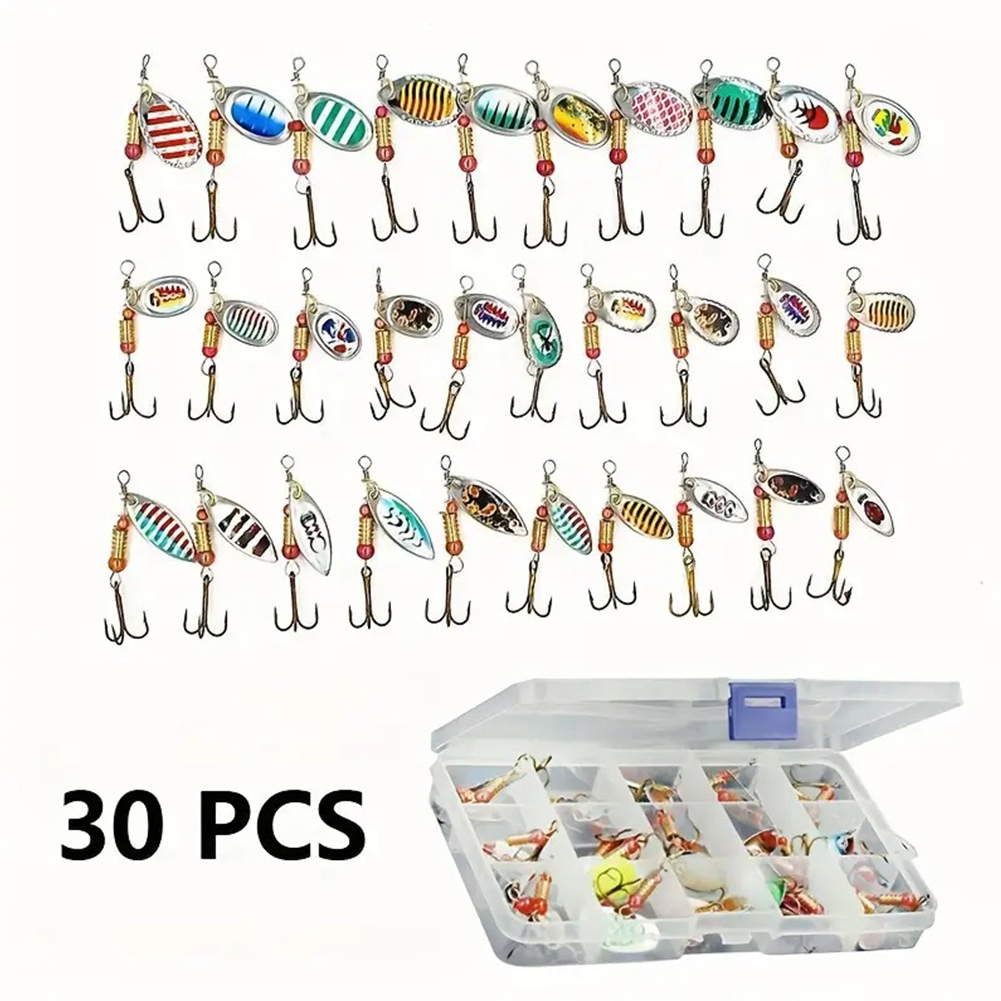 30 unidades de señuelos de pes - Fishing Lure Spoon reseña y precio
