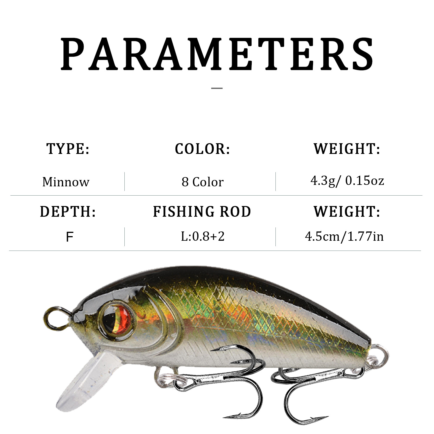 Señuelos de Pesca de pececillo - Fishing Lure Jerkbait reseña y precio